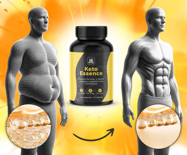 KetoEssence Product with positive Body Transformation